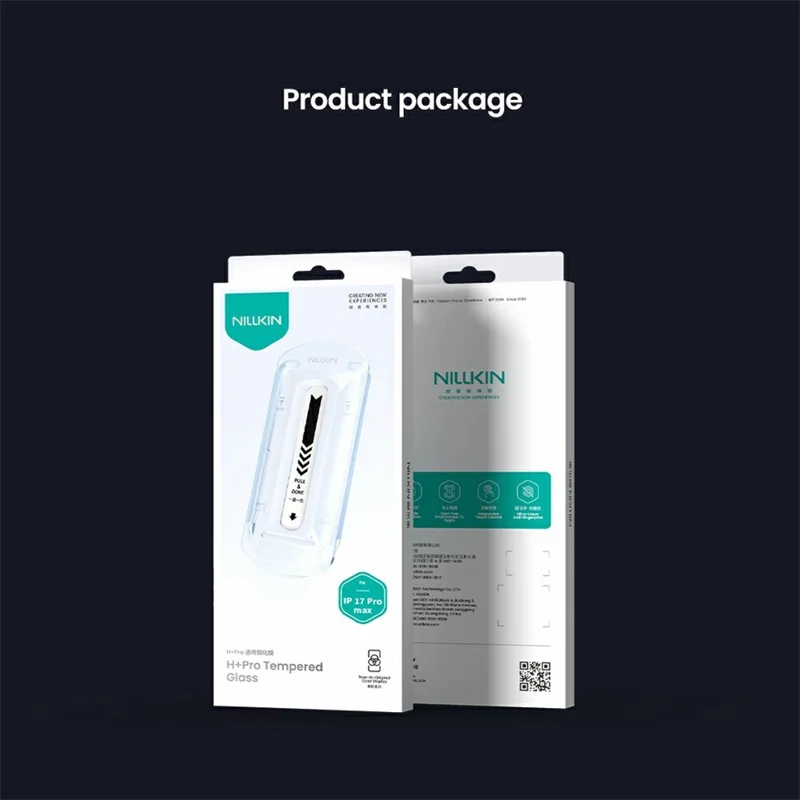 NILLKIN H+Pro for iPhone 17 Pro Max Screen Protector 9H Anti-Scratch Tempered Glass Film