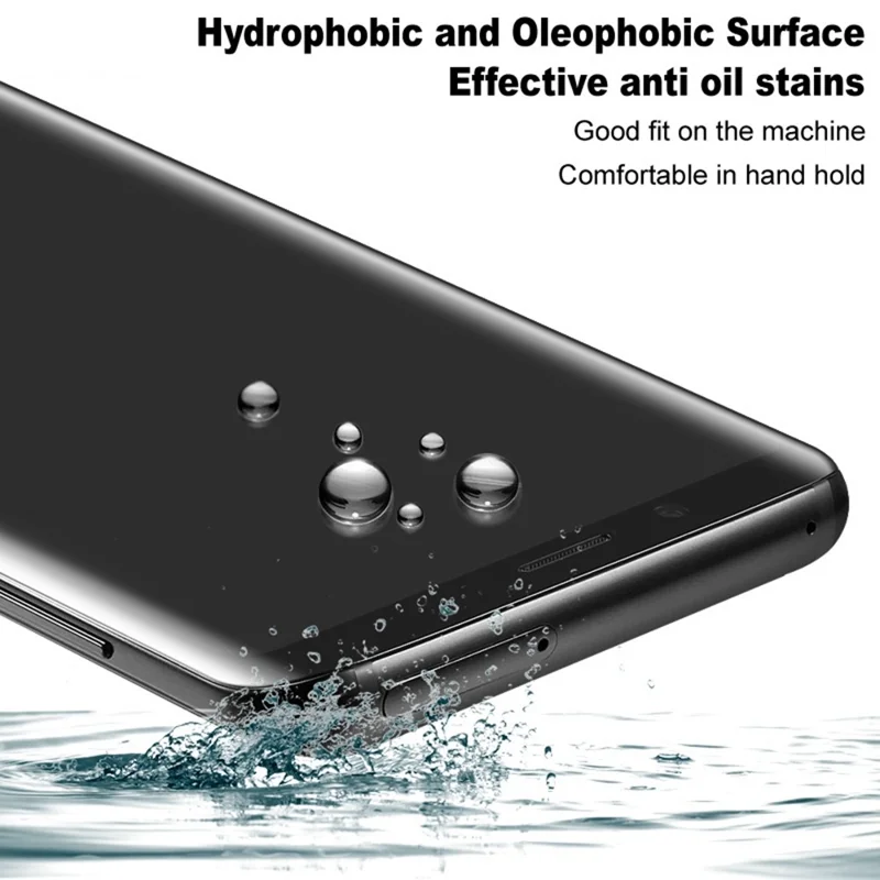 IMAK For Xiaomi Poco M8 Pro 5G / Redmi Note 15 Pro+ 5G (Global) Screen Protector 3D Curved Tempered Glass Film (No Edge Version) (Fingerprint Unlock)