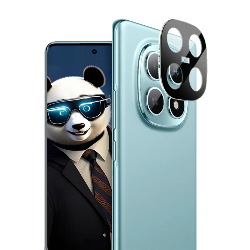 IMAK For Xiaomi Redmi Note 15 5G (Global) Tempered Glass Lens Film + Acrylic Cap (Black Version)