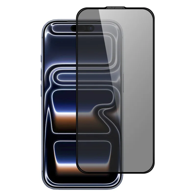 TOTU AB-059 For iPhone 17 Pro Privacy Screen Protector Silk Printing Tempered Glass Anti Dust Film