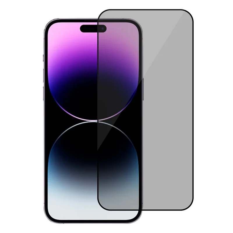TOTU AB-059 For iPhone 14 Pro Max Privacy Screen Protector Silk Printing Tempered Glass Anti Dust Film