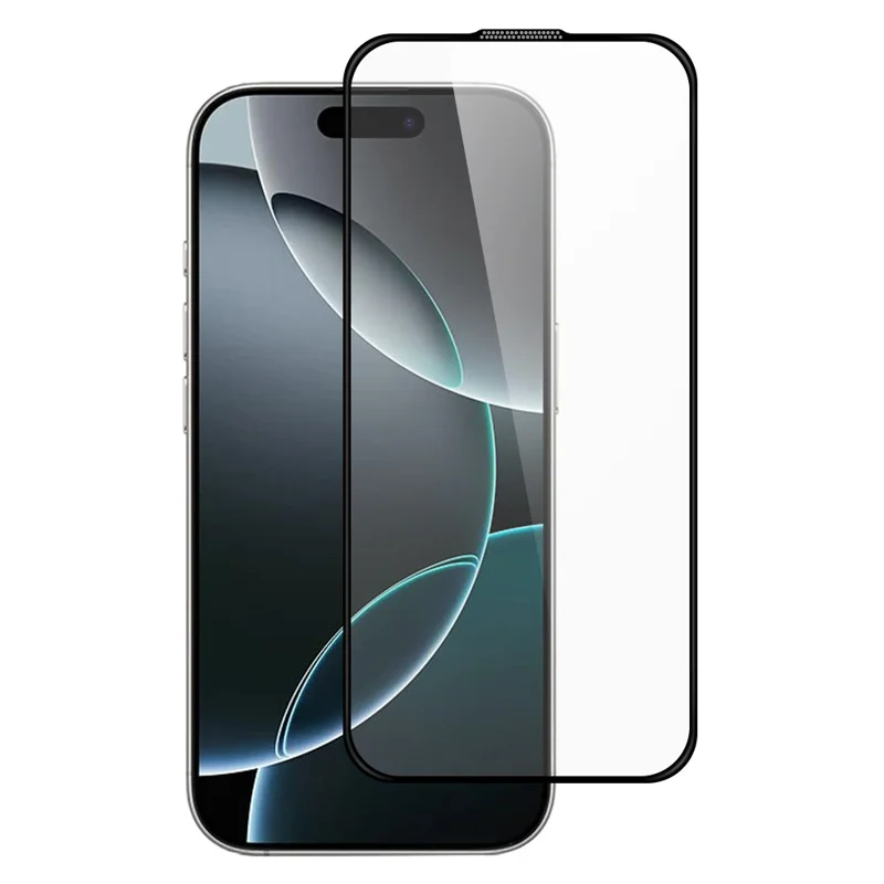 Protector de pantalla de vidrio templado TOTU AB-058 con impresión de seda para iPhone 16 Pro, película antiarañazos y transparente