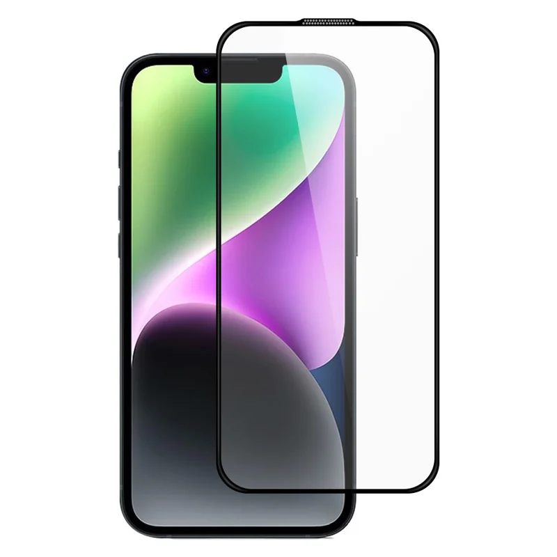 TOTU AB-058 Protector de pantalla para iPhone 14 Impresión de seda Vidrio templado Película transparente antipolvo