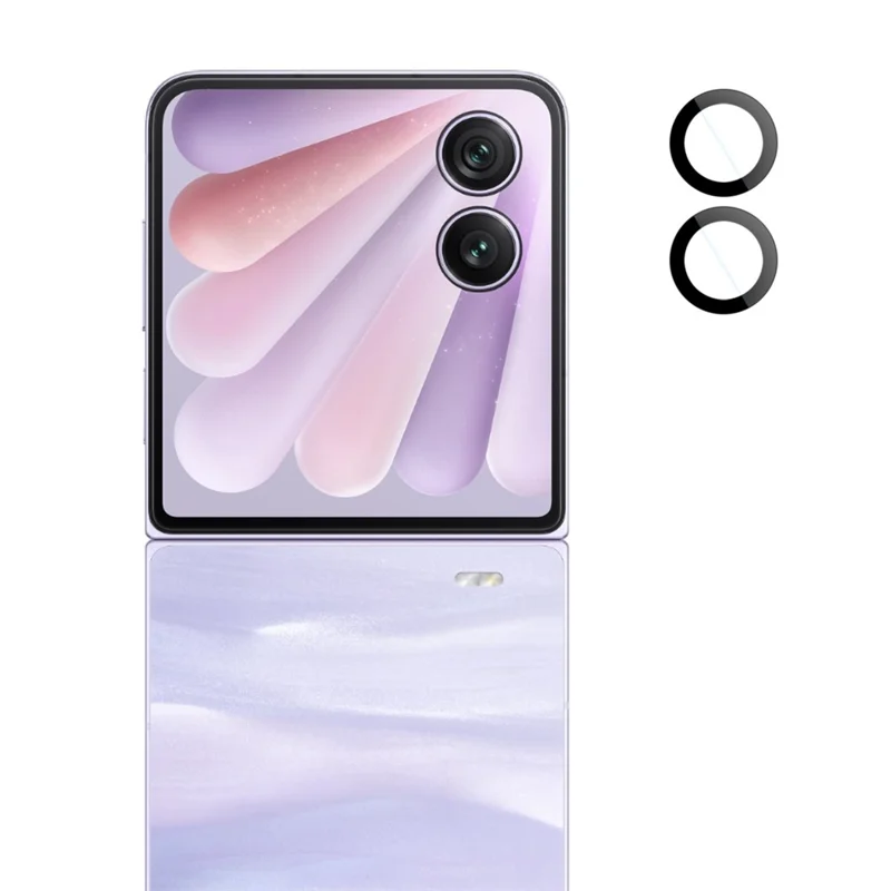 IMAK For Honor Magic V Flip 2 Tempered Glass Camera Lens Protector with Self Positioning Frame (Scaled Down Version)