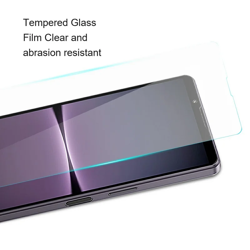 AMORUS For Sony Xperia 10 VIII / 10 VII Front Screen Protector 2.5D Arc Edge 9H High Aluminum-Silicon Glass Film