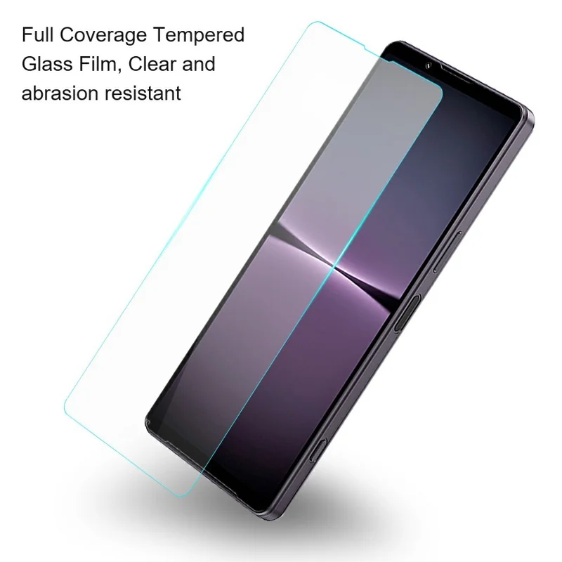 AMORUS For Sony Xperia 10 VIII / 10 VII Front Screen Protector 2.5D Arc Edge 9H High Aluminum-Silicon Glass Film