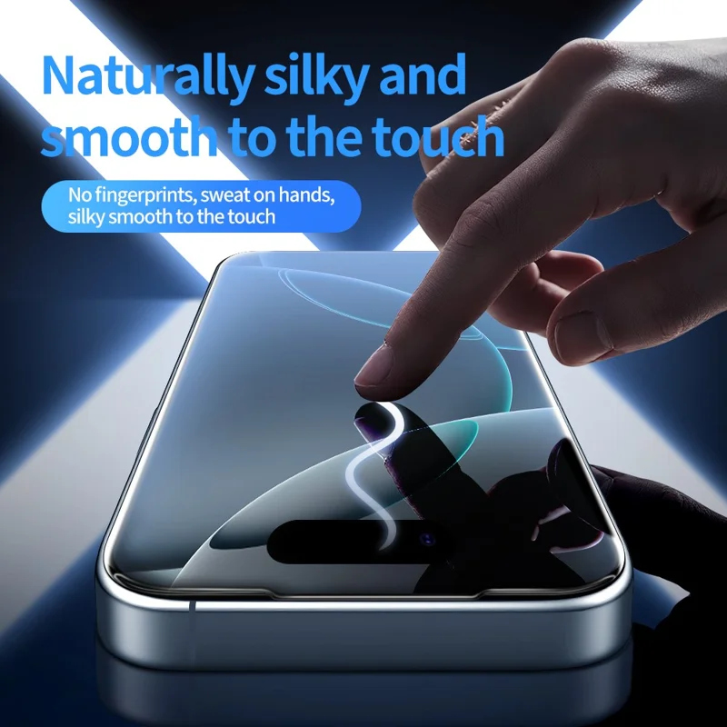 DO AS YOU WISH For iPhone 18 Pro Max / 17 Pro Max Screen Protector Silk Printing Full Glue High Aluminum-silicon Glass Film
