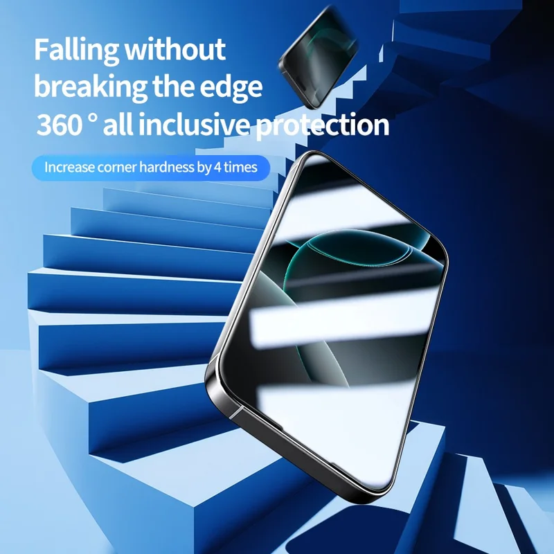 DO AS YOU WISH til iPhone 16 Skærmværn Silkeprintning Fuldklæbet Høj Jernsilikat Glasfilm