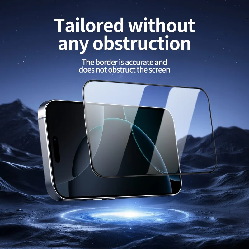 DO AS YOU WISH 5Pcs Para iPhone 15 Pro Protector de pantalla Seda Impresión Película de vidrio de aluminio-silicio de alta
