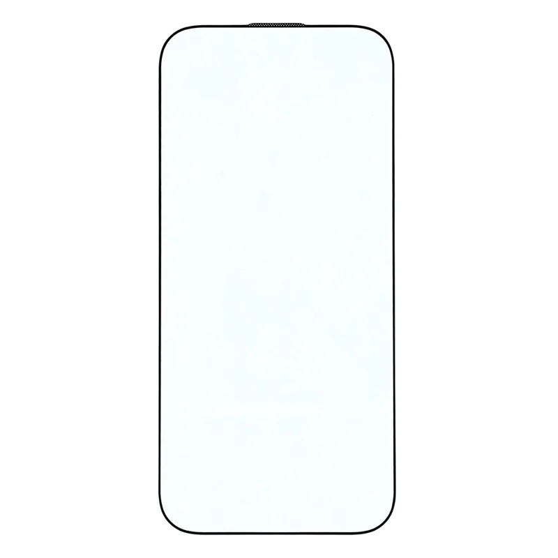 Voor iPhone 17 / 16 Pro Screen Protector Volledige Dekking Zwarte Rand Zijdeprint HD Gehard Glasfolie met Stofnet
