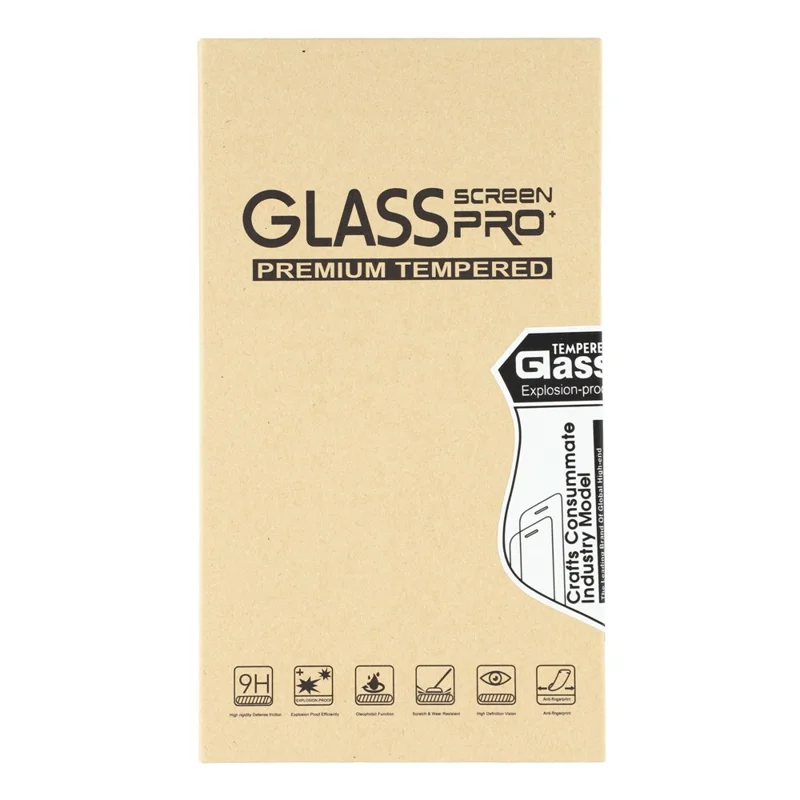 Voor iPhone 17 / 16 Pro Screen Protector Volledige Dekking Zwarte Rand Zijdeprint HD Gehard Glasfolie met Stofnet
