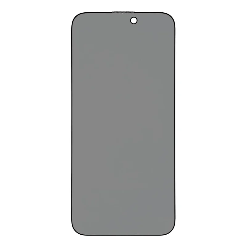 For iPhone 17 Pro Max Privacy Screen Protector 180 Degree Anti Spy Tempered Glass Film Full Coverage Silk Printing Edge