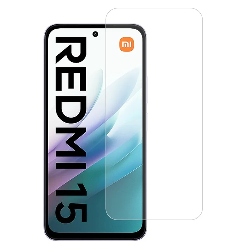 Screen Protector For Xiaomi Redmi 15 4G (169mm) / Note 15R / Redmi 15 5G (Global) (169mm) Tempered Glass 0.25 Arc Edge Ultra Clear Screen Film