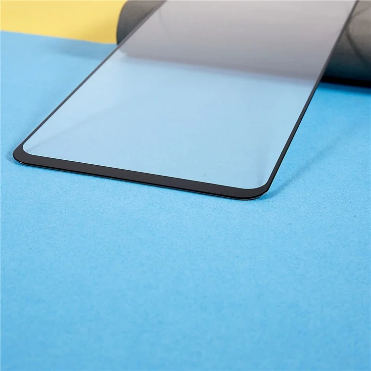 Para Oppo A57s 4G / A57 4G Ultra Clear Silk Printing Anti-scratch Tempered Glass Cover Film Full Glue Full Coverage Screen Protector