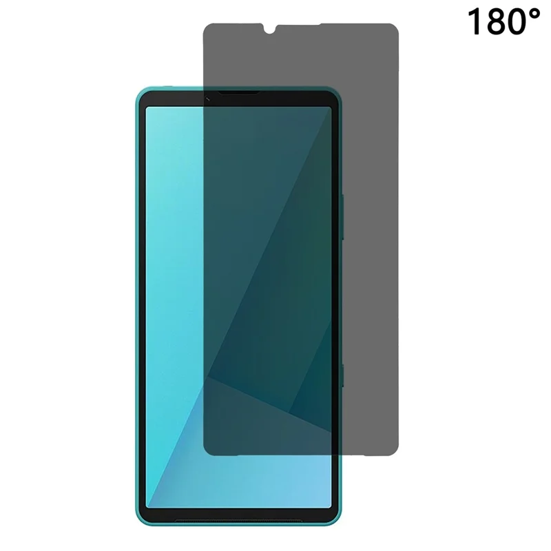 For Sony Xperia 10 VII Privacy Screen Protector 180-Degree Anti-Spy Tempered Glass Full Coverage Film