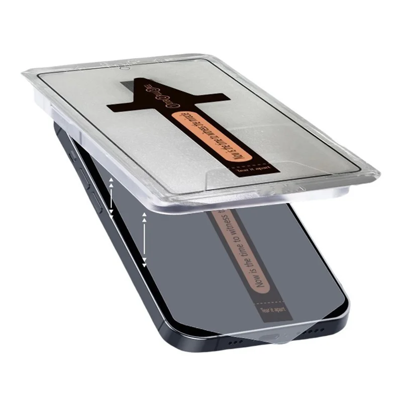 For iPhone 17 Pro Max Tempered Glass HD Clear Screen Protector with Automatic Dust Removal Tool