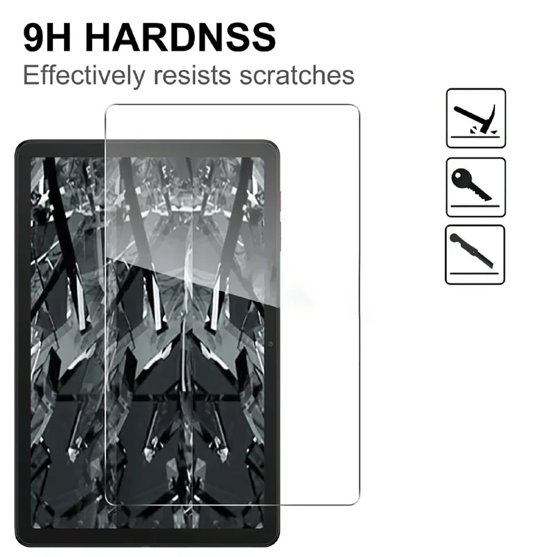 For T-Mobile REVVL Tab 2 (2025) Tempered Glass Screen Protector 2.5D Straight Edge Screen Film