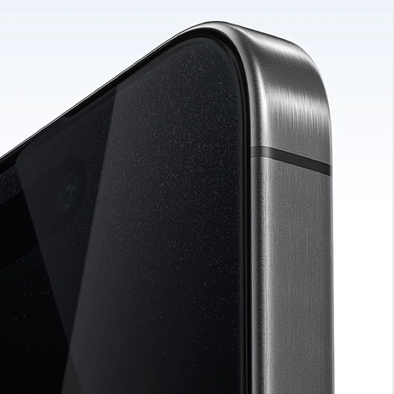 COTECI For iPhone 17 Pro Full Screen Protector HD Silk Printing Anti Spy Tempered Glass Film