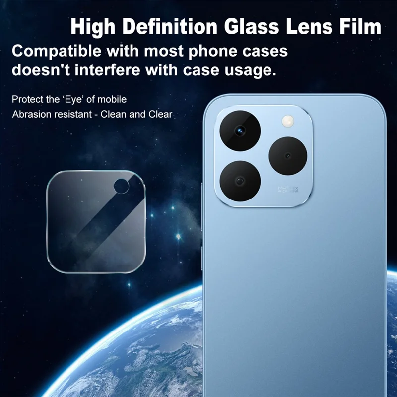 IMAK For Realme 15T 5G Camera Lens Protector Slim Tempered Glass Lens Film