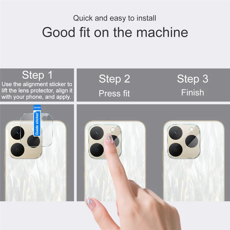 IMAK For Realme 15T 5G Camera Lens Protector Slim Tempered Glass Lens Film