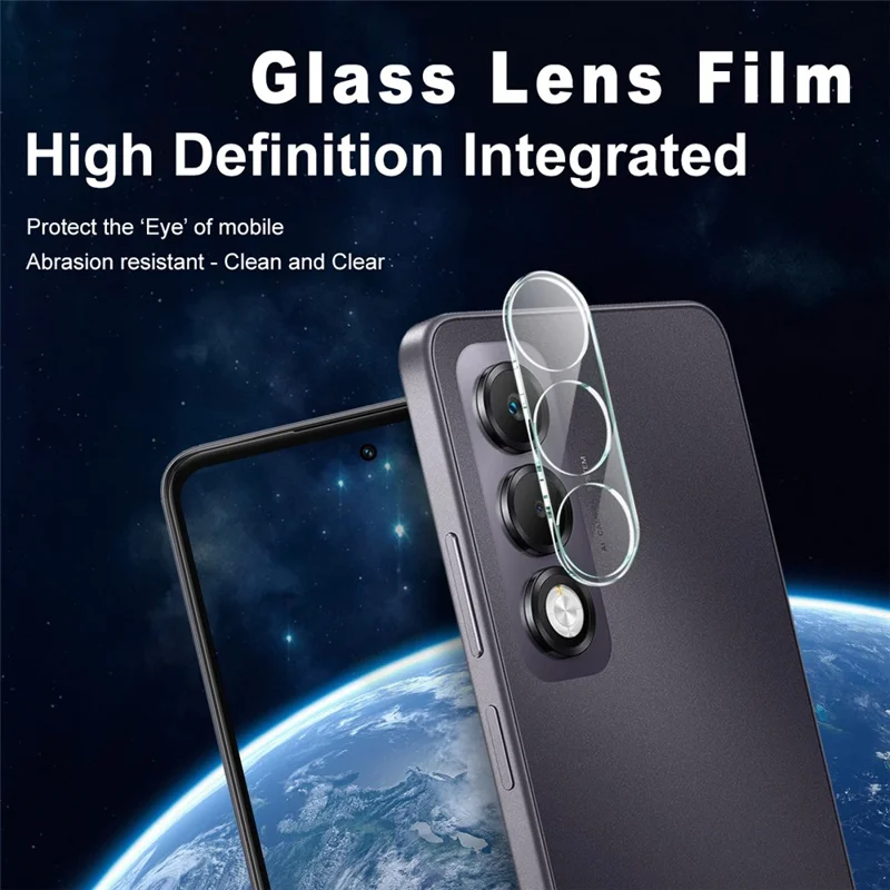 IMAK For Oppo A5i Pro 4G Tempered Glass Camera Lens Protector + Acrylic Lens Cap