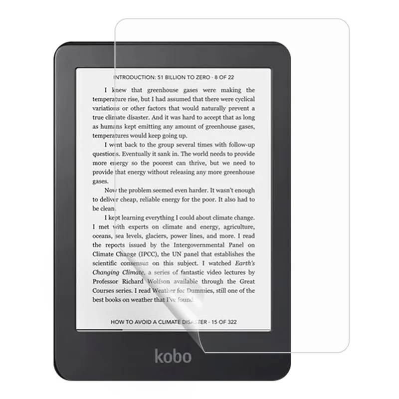 För Kobo Clara 2E Anti-scratch E-läsarskärmskydd Högupplöst Bubbel-fritt Känsligt För PET-film