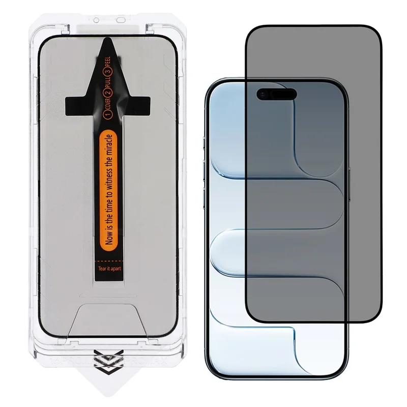 For iPhone Air Screen Protector Anti Spy High Aluminium Silicon Glass Film with Dust Removal Tool