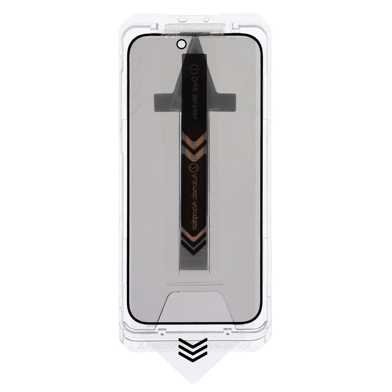 For iPhone 17 Pro Screen Protector Anti Spy High Aluminium Silicon Glass Film with Dust Removal Tool