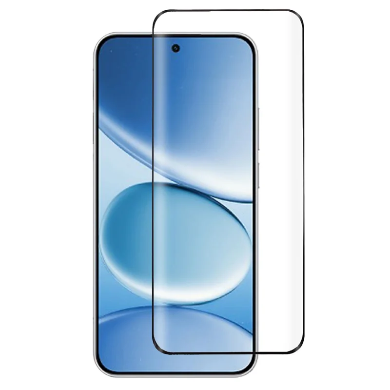 For Xiaomi Redmi Note 15 5G (Global) Screen Protector Black Edge Full Glue Curved Tempered Glass Clear Film