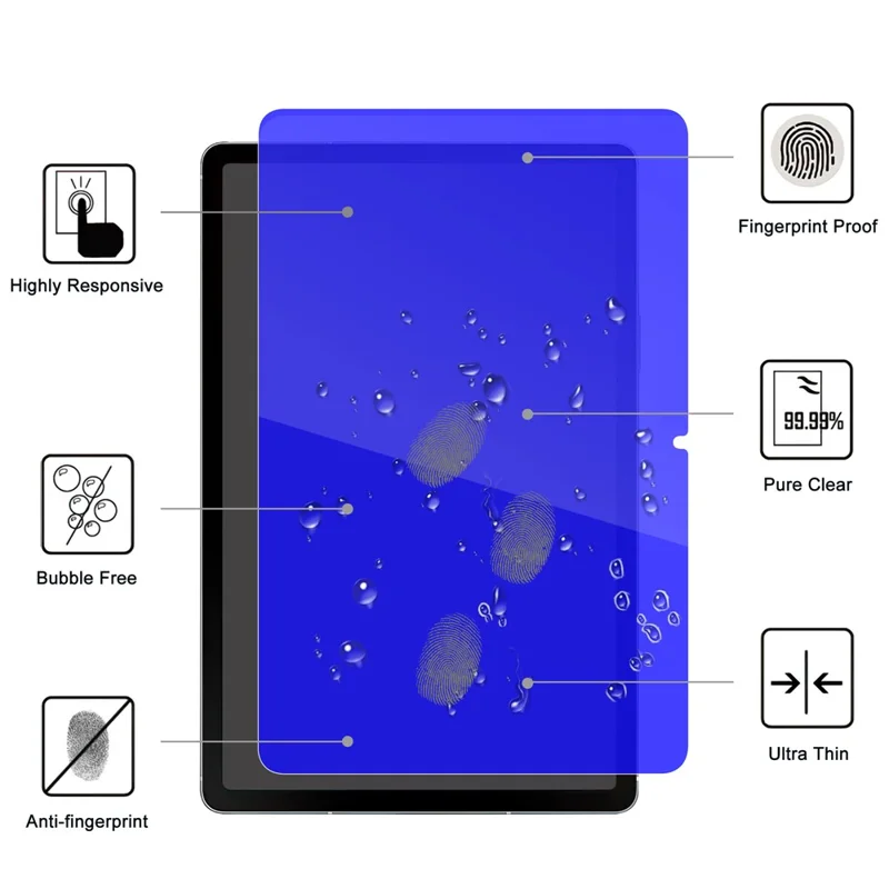 For Samsung Galaxy Tab S10 Lite Tempered Glass Screen Protector Blue Light Blocking Screen Film