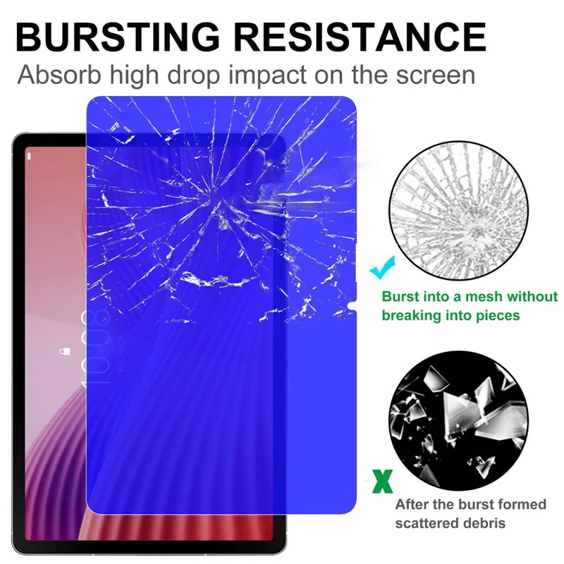 For Lenovo Tab 10.1 (2025) Tempered Glass Screen Protector Blue Light Blocking Screen Film