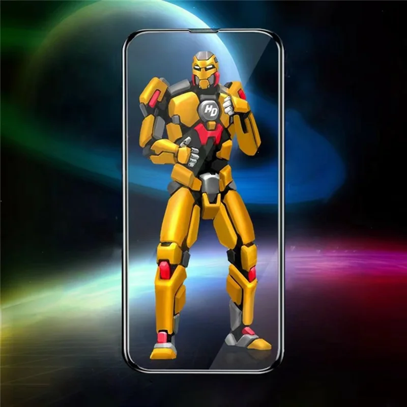For iPhone 17 Pro Screen Protector Big Arc Edges Ultra HD Scratch Resistant Tempered Glass Film