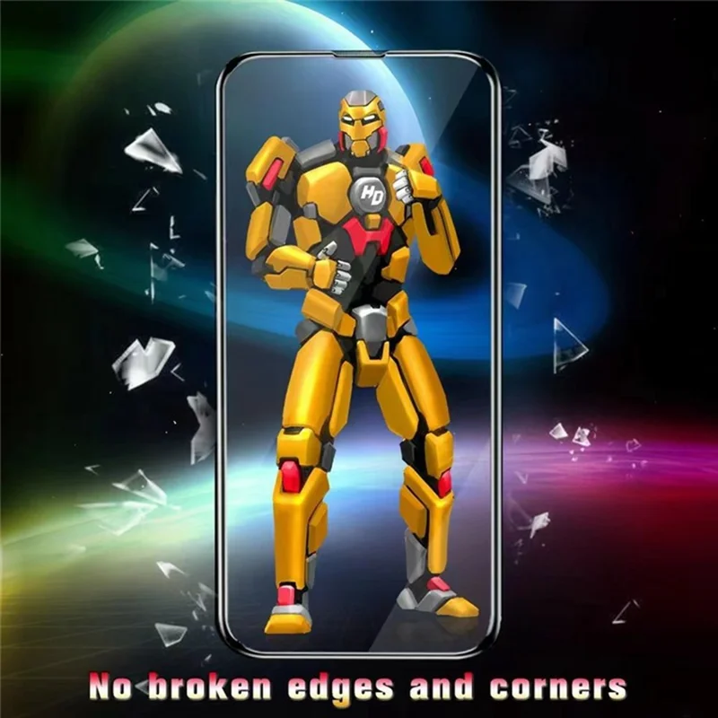 For iPhone 17 Pro Screen Protector Big Arc Edges Ultra HD Scratch Resistant Tempered Glass Film