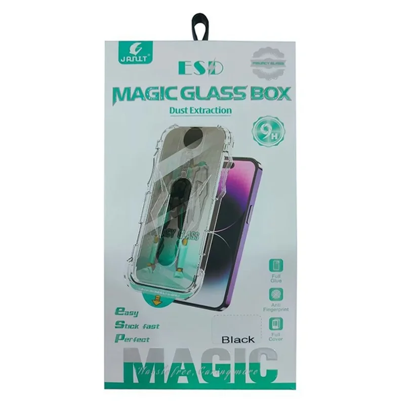 JRNLT voor iPhone Air Screen Protector 28 graden Anti Spy Gehard Glasfolie met installatiegereedschap