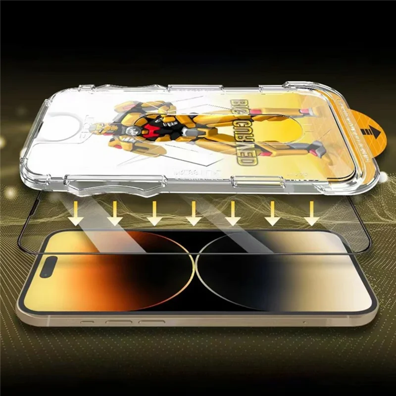 JRNLT Voor iPhone Air Screen Protector Veiligheidsglas HD Gehard Glasfolie Anti-stof met Installatiegereedschap