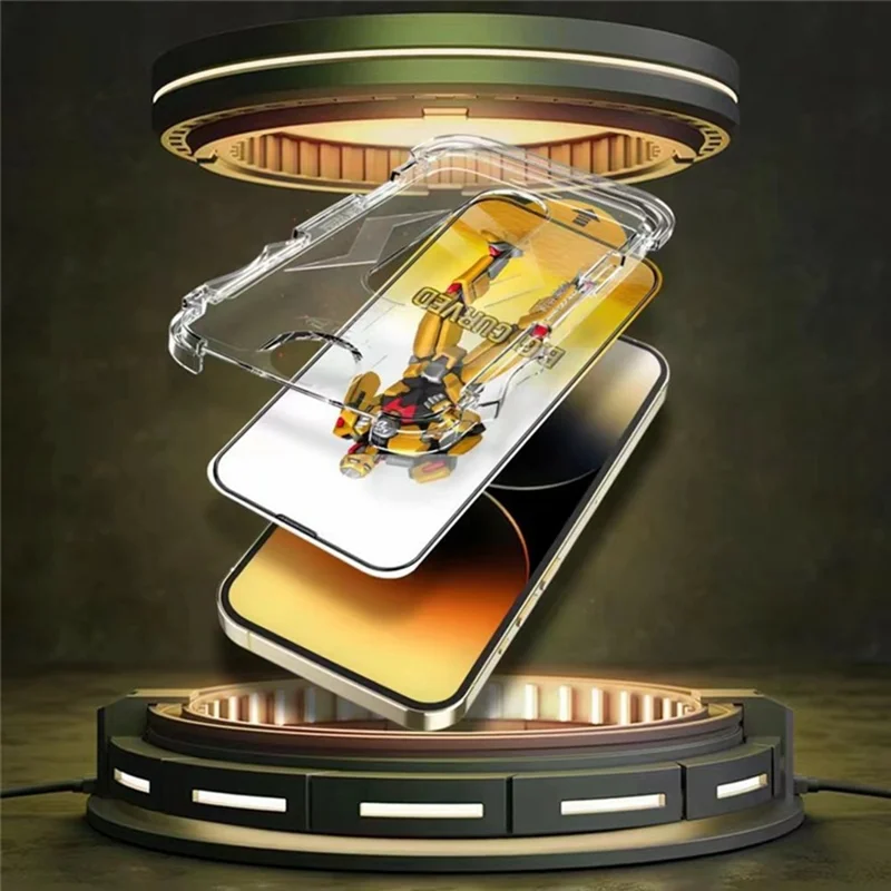 JRNLT Voor iPhone Air Screen Protector Veiligheidsglas HD Gehard Glasfolie Anti-stof met Installatiegereedschap