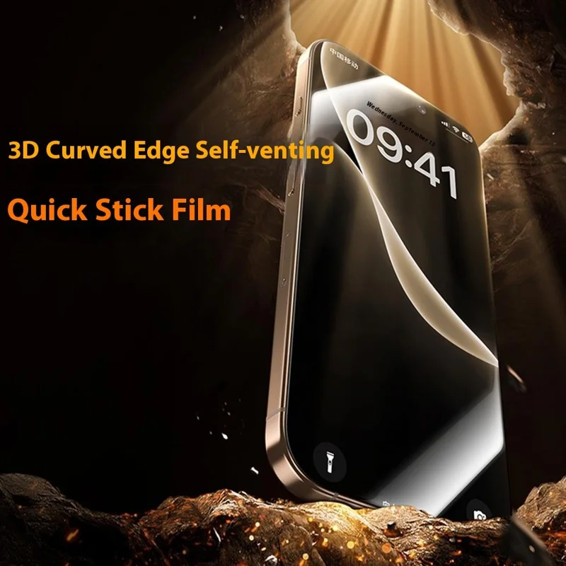 BENKS For iPhone 17 / 16 Pro HD Clear Screen Protector Hot Bending Full Glue Corning Gorilla Glass Film