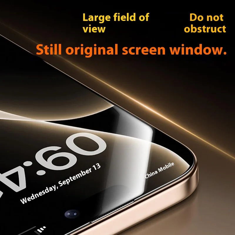 BENKS til iPhone 17 Pro Max HD Clear skærmprotector, varmformet helklæbende Corning Gorilla Glass-folie