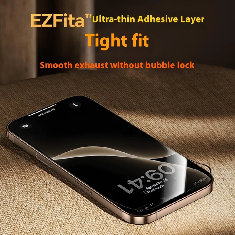 BENKS For iPhone 17 Pro Max Anti Spy Screen Protector Hot Bending Full Glue Corning Gorilla Glass Film