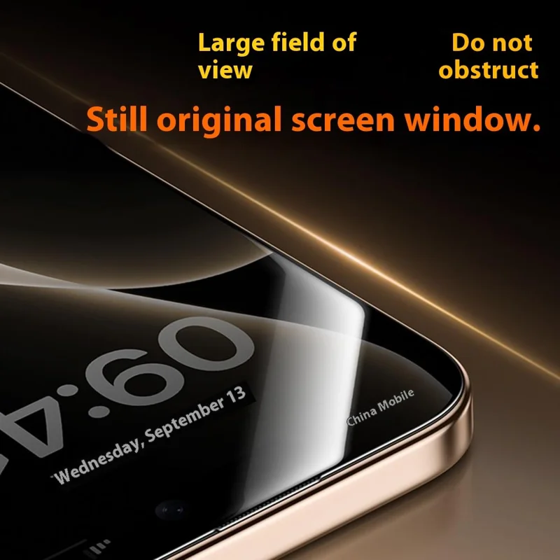 BENKS For iPhone 17 Pro Max Anti Spy Screen Protector Hot Bending Full Glue Corning Gorilla Glass Film