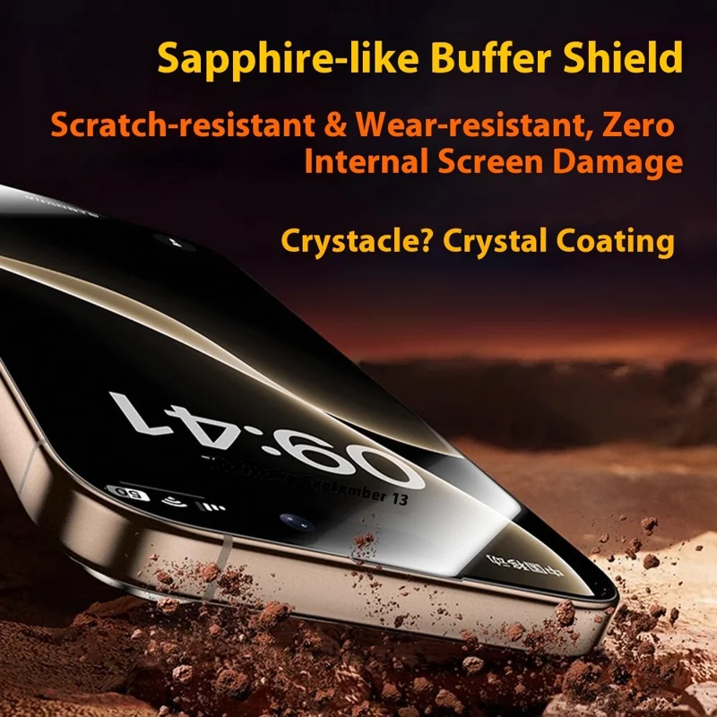 BENKS For iPhone 17 Pro Corning Gorilla Glass Screen Protector with DLC Sapphire-like Coating