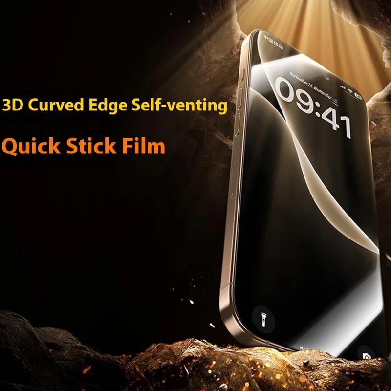 BENKS For iPhone 17 Pro Corning Gorilla Glass Screen Protector AR Anti Glare Hot Bending Full Glue Film