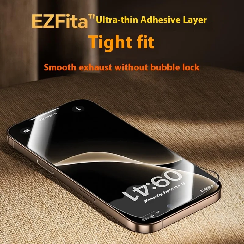 BENKS For iPhone 17 Pro Max Corning Gorilla Glass Screen Protector AR Anti Glare Hot Bending Full Glue Film