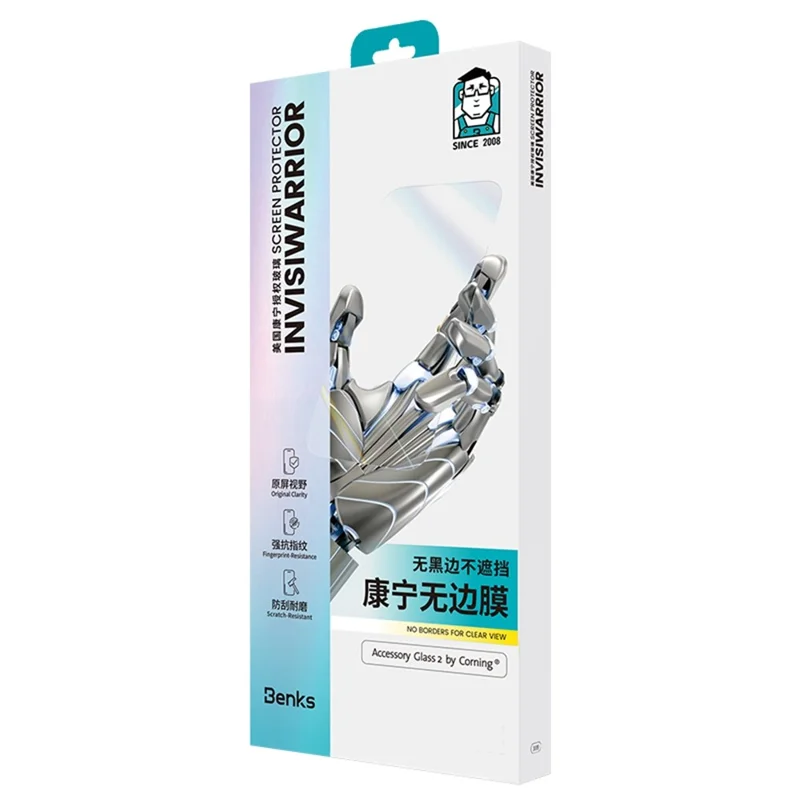 BENKS For iPhone Air Edge-Less Corning Gorilla Glass Ultra Clear Screen Protector