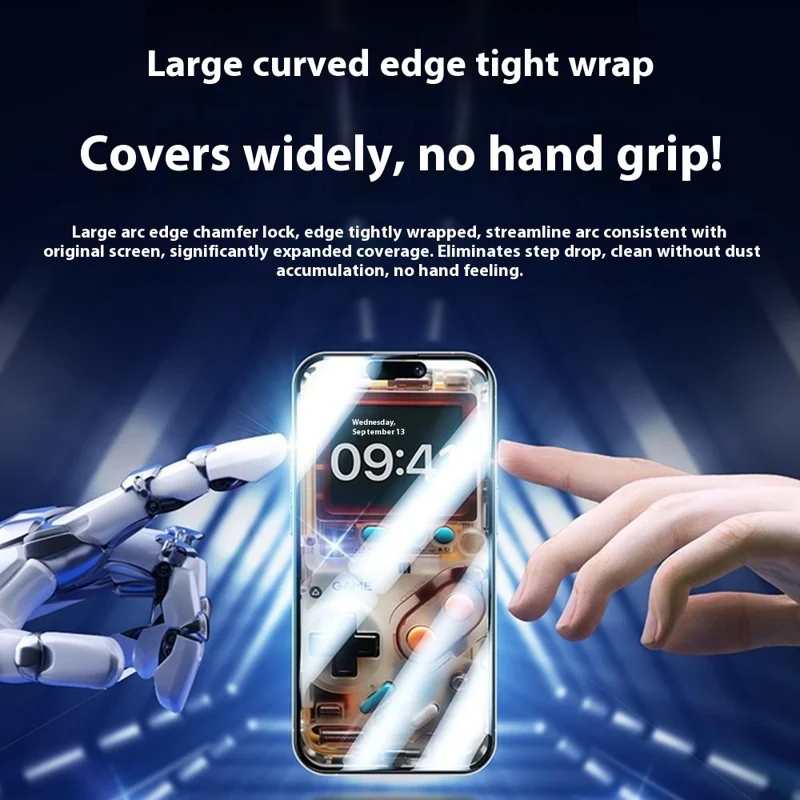 BENKS For iPhone 17 Pro Max / 16 Pro Max High Aluminium-silicon Glass Screen Protector AG Nano Frosted Film