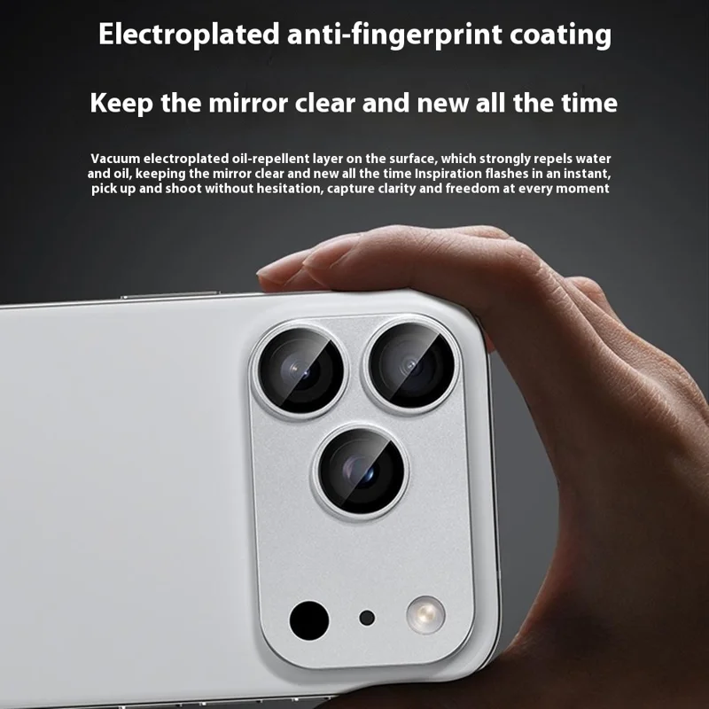 BENKS For iPhone 17 Pro Max Camera Lens Protector Corning Gorilla Glass + Metal Full Cover Lens Film - Orange