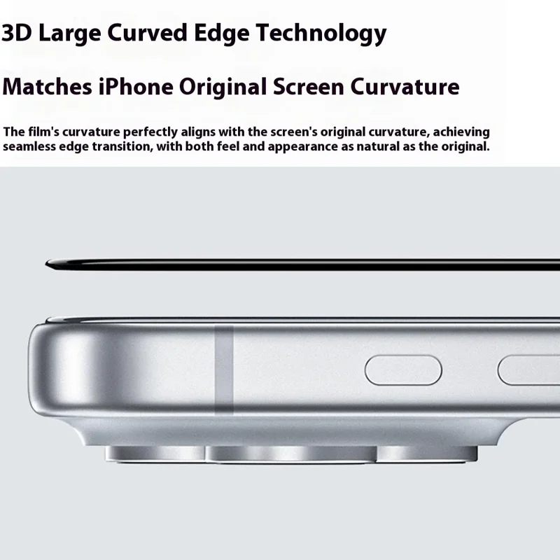 BENKS Zero Arc Series Screen Protector for iPhone 17 Pro / 17 / 16 Pro High Aluminium-silicon Glass HD Clear Film