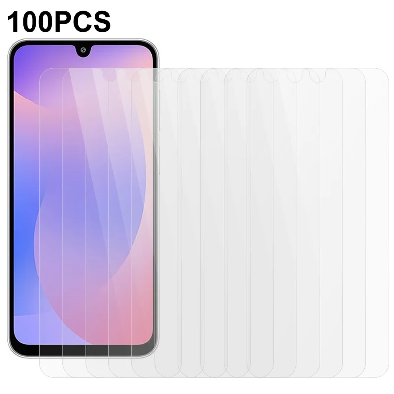 100Pcs Screen Protector For Samsung Galaxy M36 5G / F36 5G , Anti-Scratch Tempered Glass Film