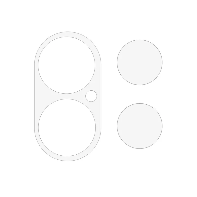 For iPhone 17 Camera Lens Protector Tempered Glass Lens Film with Base Protection