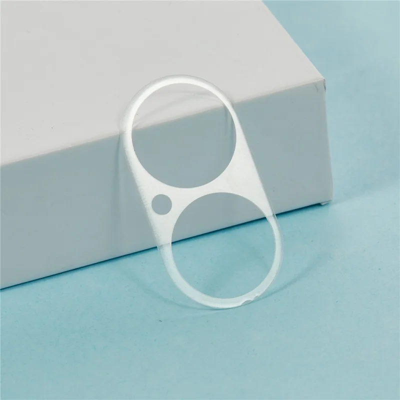 For iPhone 17 Camera Lens Protector Black Circle Tempered Glass Lens Film with Base Protection
